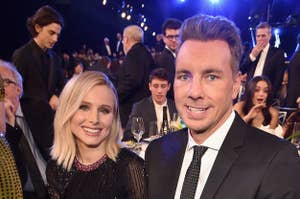 Kristen Bell and Dax Shepard attend the 24th Annual Screen Actors Guild Awards