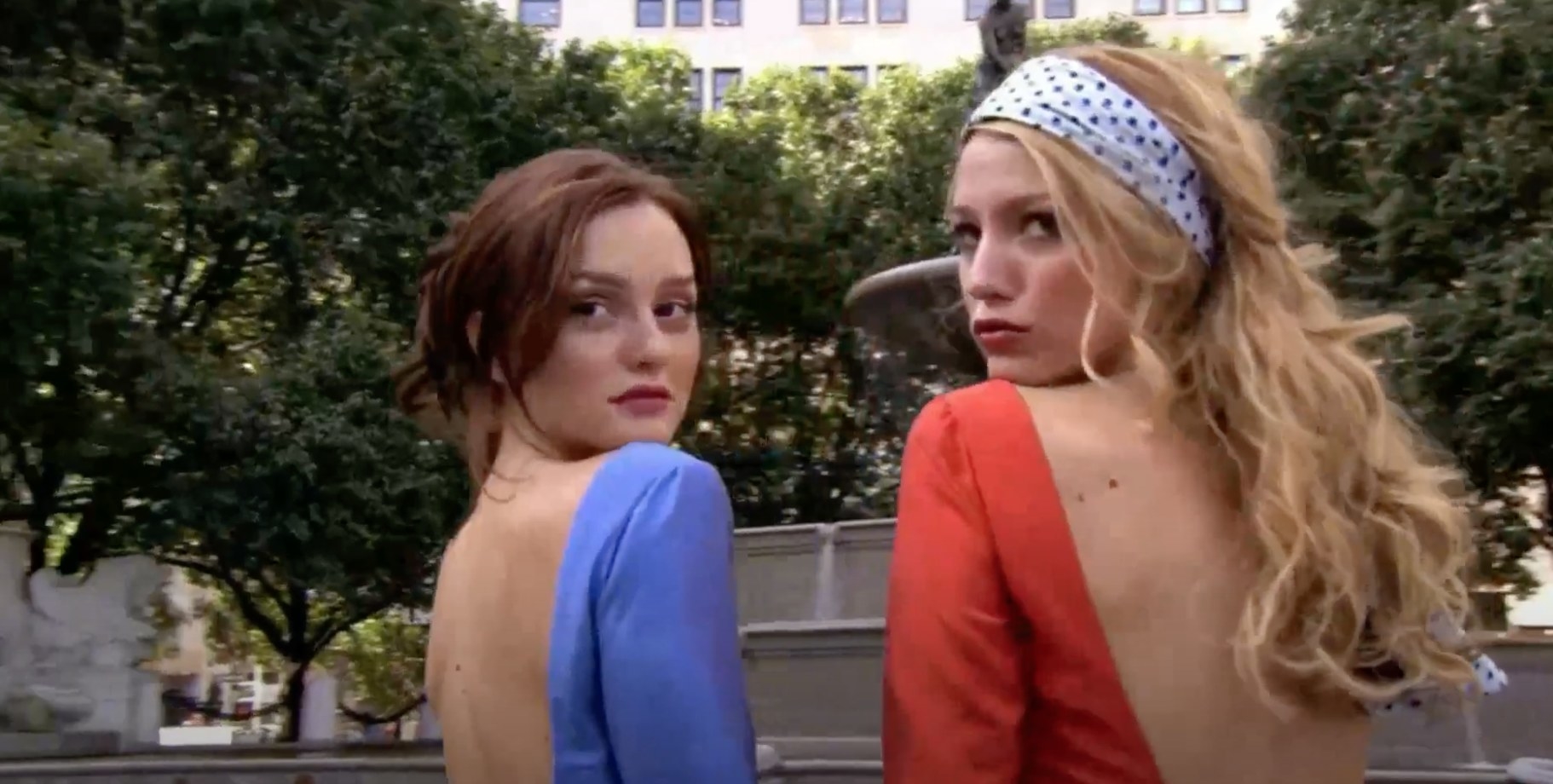Serena and Blair from Gossip Girl