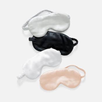 Four eye masks in assorted colors