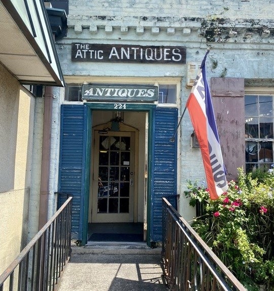 the antique shop