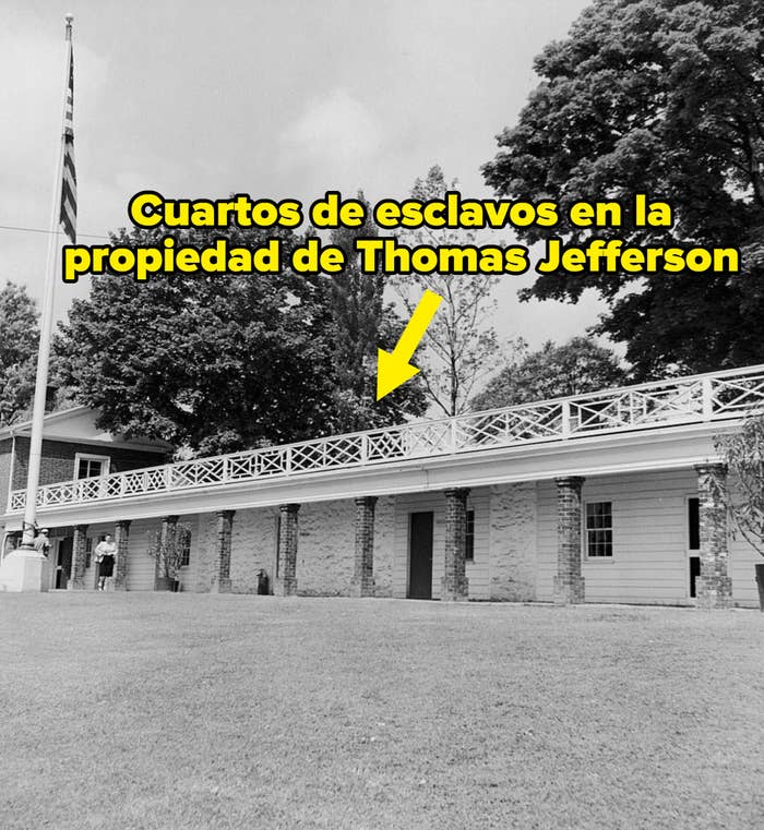 slave quarters atJefferson's estate