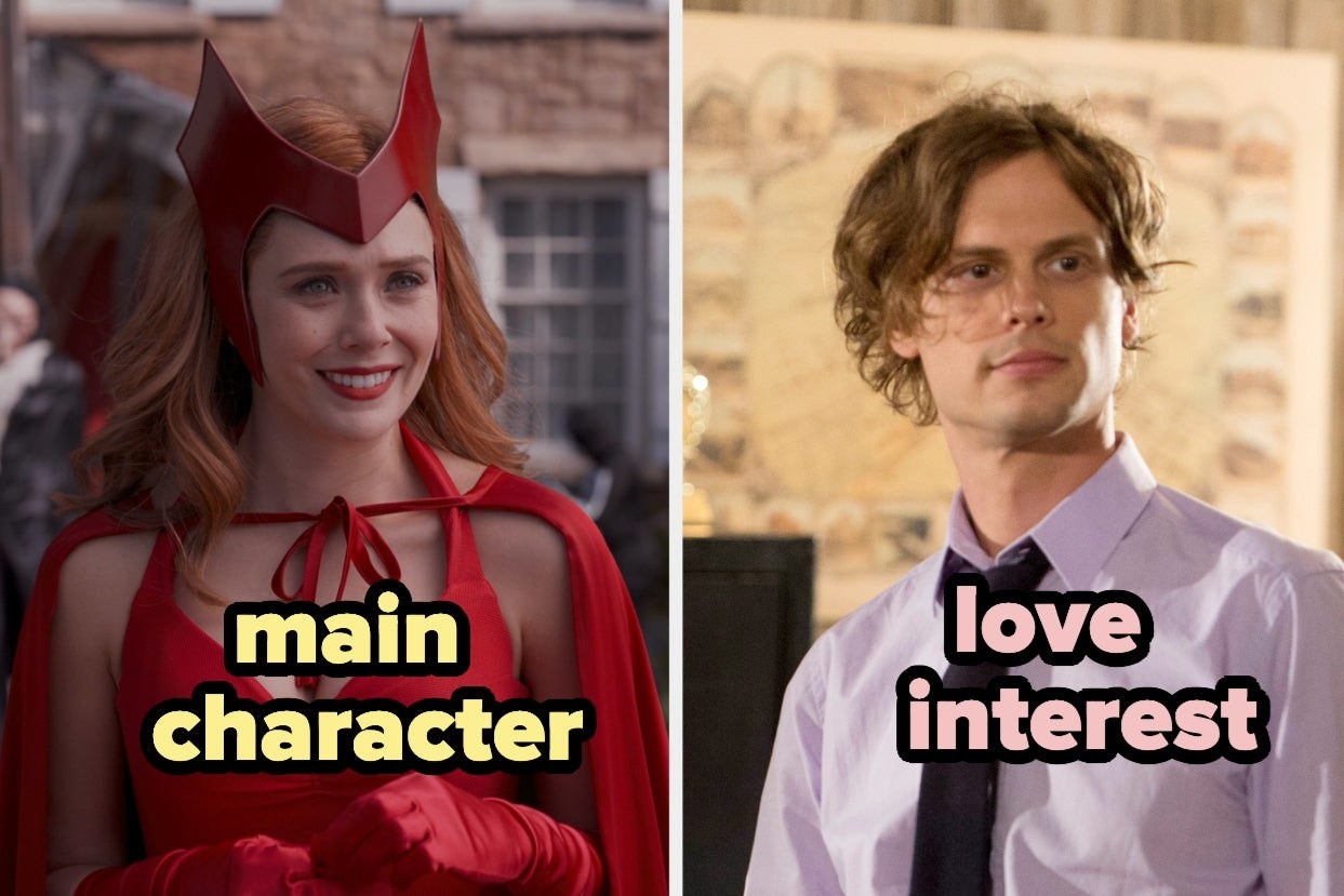 Wanda from &quot;WandaVision&quot; in her halloween costume / Dr. Spencer Reid from &quot;Criminal Minds&quot;