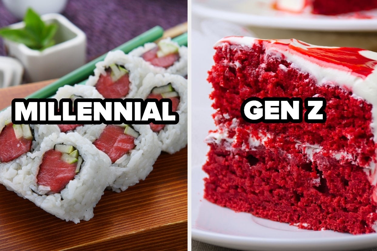 Sushi / Red Velvet Cake