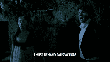Anthony saying, &quot;I must demand satisfaction!&quot;