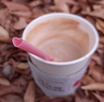 straw in coffee drink