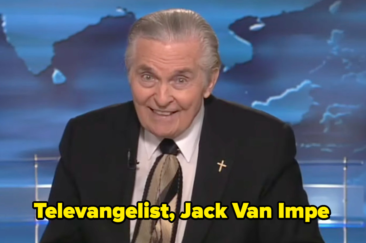 Jack Van Impe on his television program