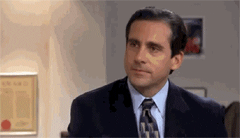 A gif of Michael Scott from The Office saying &quot;why are you the way that you are&quot;