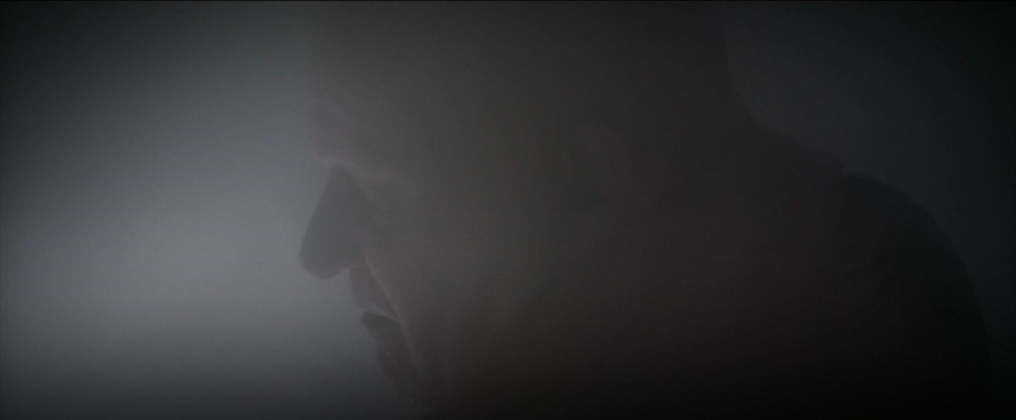 Baron Harkonnen in a shower of mist in "Dune"