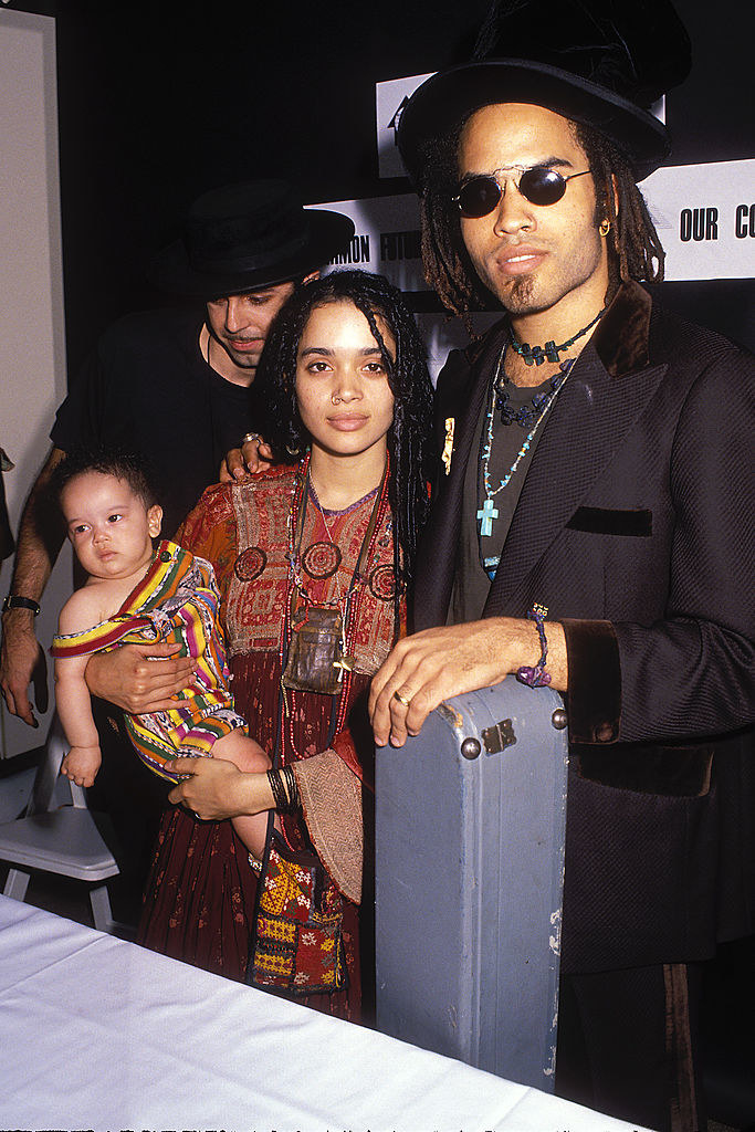in 1989 holding baby zoe