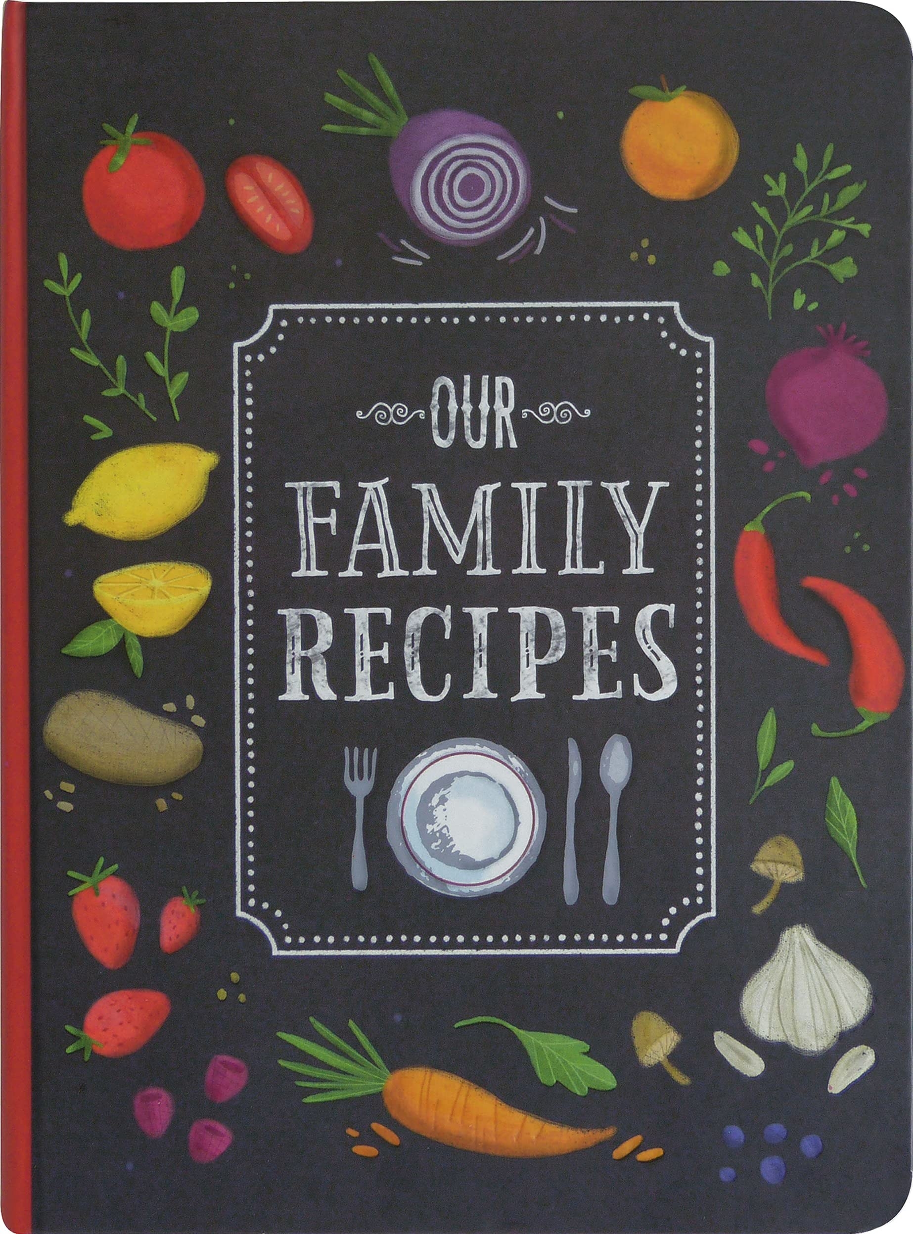 the cover of our family recipes