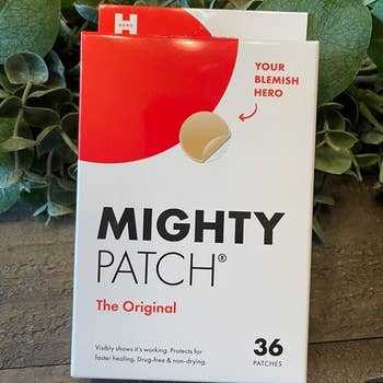 The Mighty Patch packaging