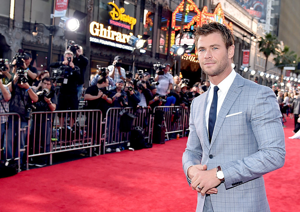 Chris Hemsworth attends the premiere of Marvel&#x27;s &quot;Avengers: Age Of Ultron&quot;