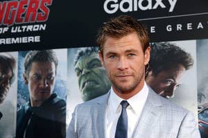 Chris Hemsworth attends Samsung celebrates the release of "Avengers: Age Of Ultron"
