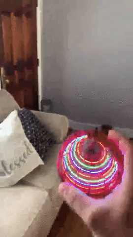 Reviewer's video showing the lit up ball doing a boomerang