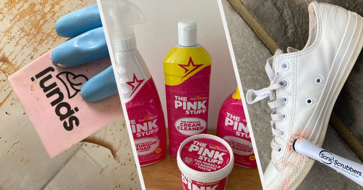 Star Drops - The Pink Stuff, Multi-Purpose Scrubber with Paste Set