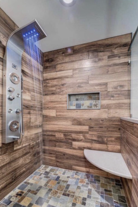 40 Wood Bathroom Decor Ideas For A Spa Feel - Shelterness