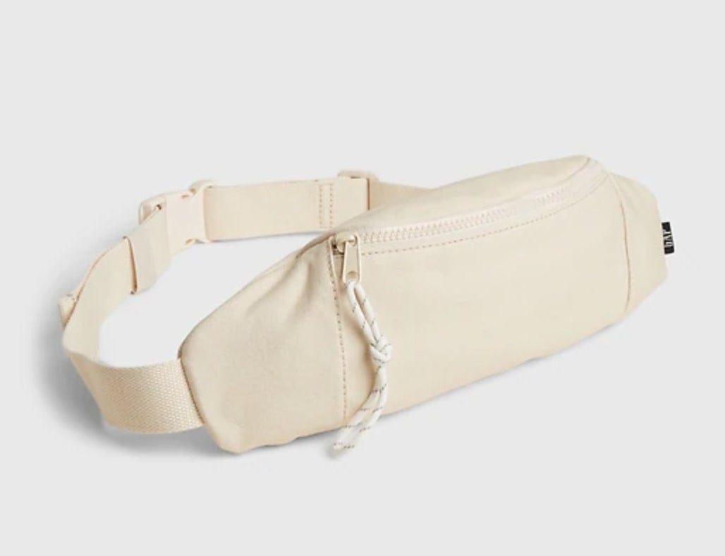 the cream belt bag