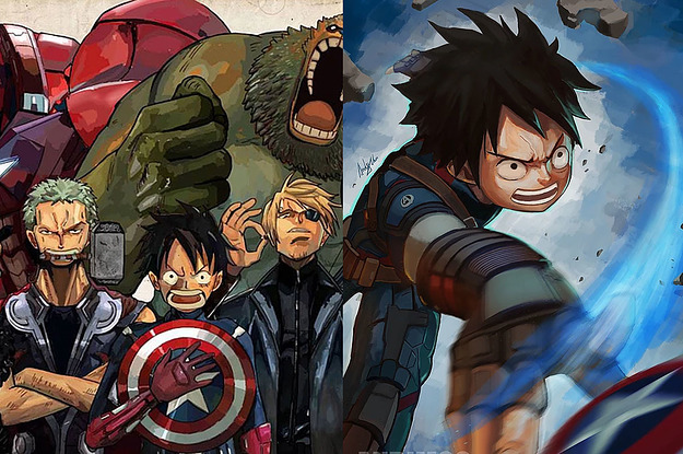 Anime Avengers: Earth's Mightiest Heroes - Straw Hat Luffy vs The