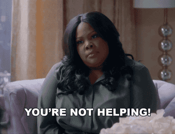 Amber Riley glares at someone and sternly tells them they aren&#x27;t helping in &quot;Nobody&#x27;s Fool&quot;