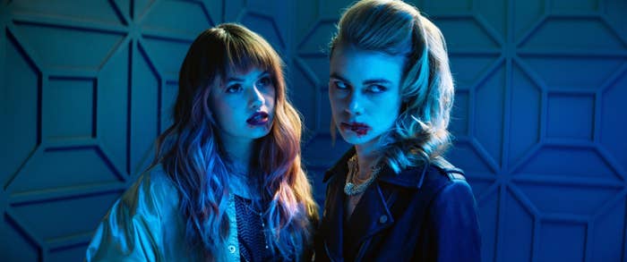 Debby Ryan and Lucy Fry in Night Teeth