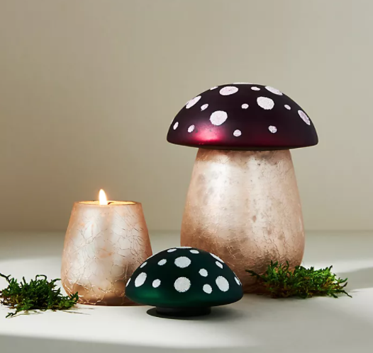 amanita mushroom candles