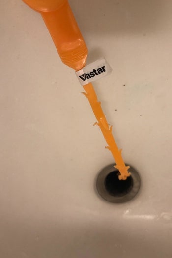 clean tool about to go down reviewer's drain
