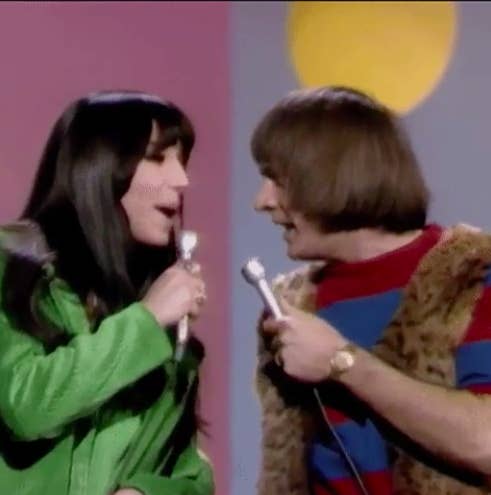 Sonny and Cher singing &quot;I Got You Babe&quot;