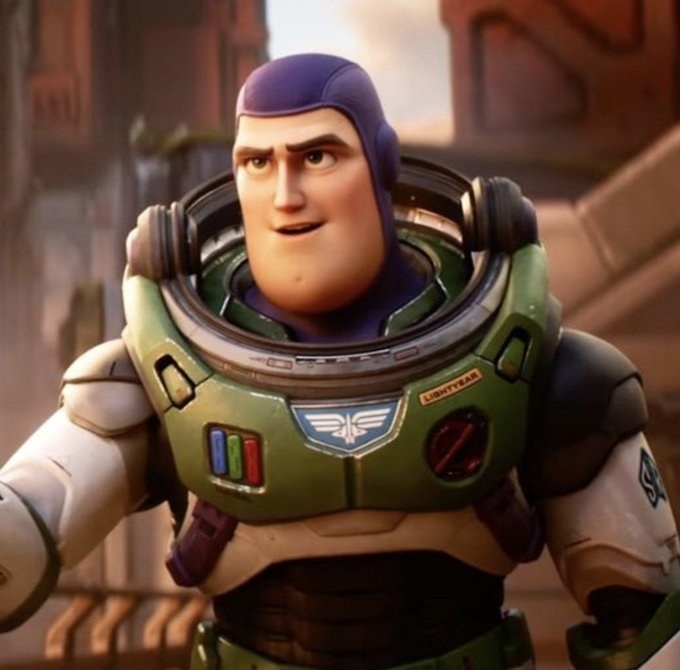 Photo of Buzz Lightyear with his full gear on