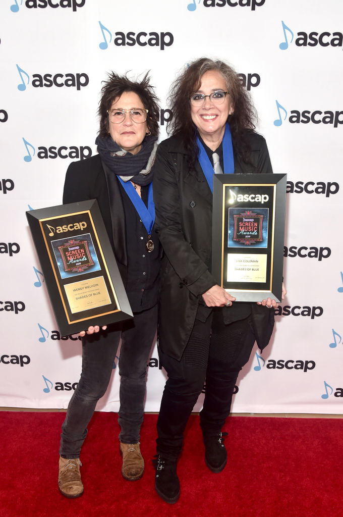 Lisa and Wendy showing off their ASCAP awards