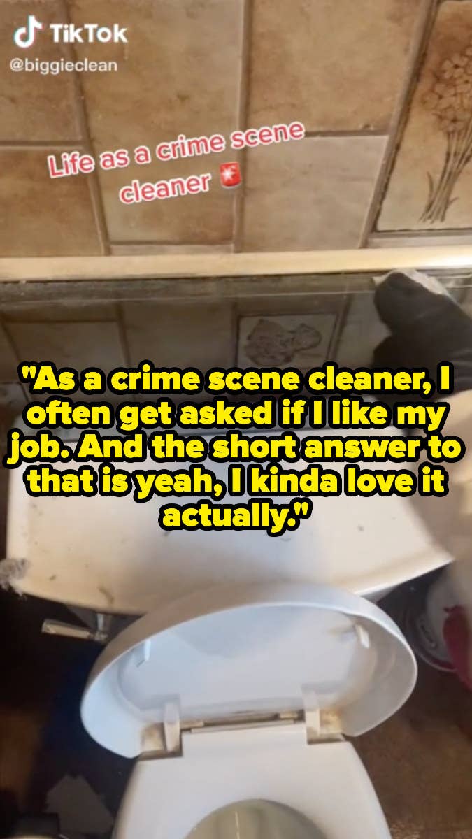 Viral Crime Scene Cleaner On Tiktok
