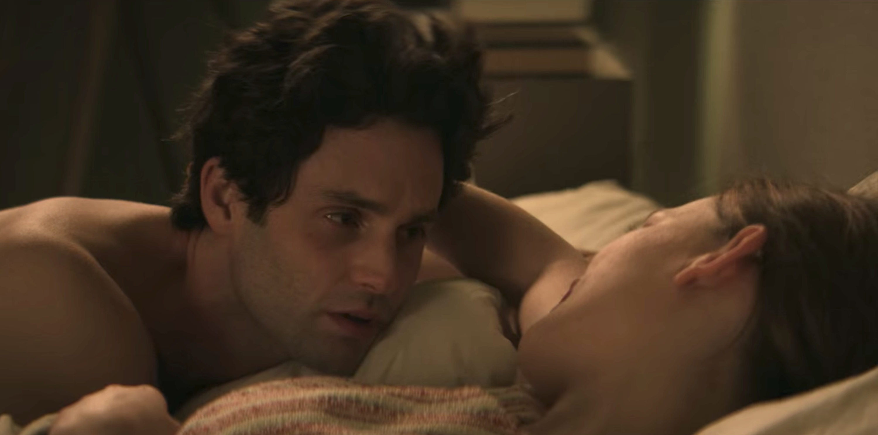 Penn Badgley Victoria Pedretti You Season 3 Sex Scenes