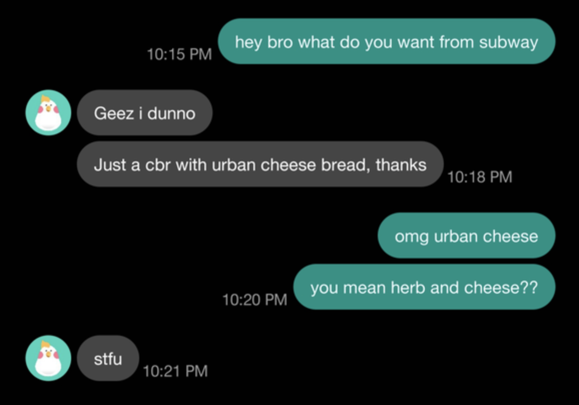 person calling herbs and cheese urban cheese