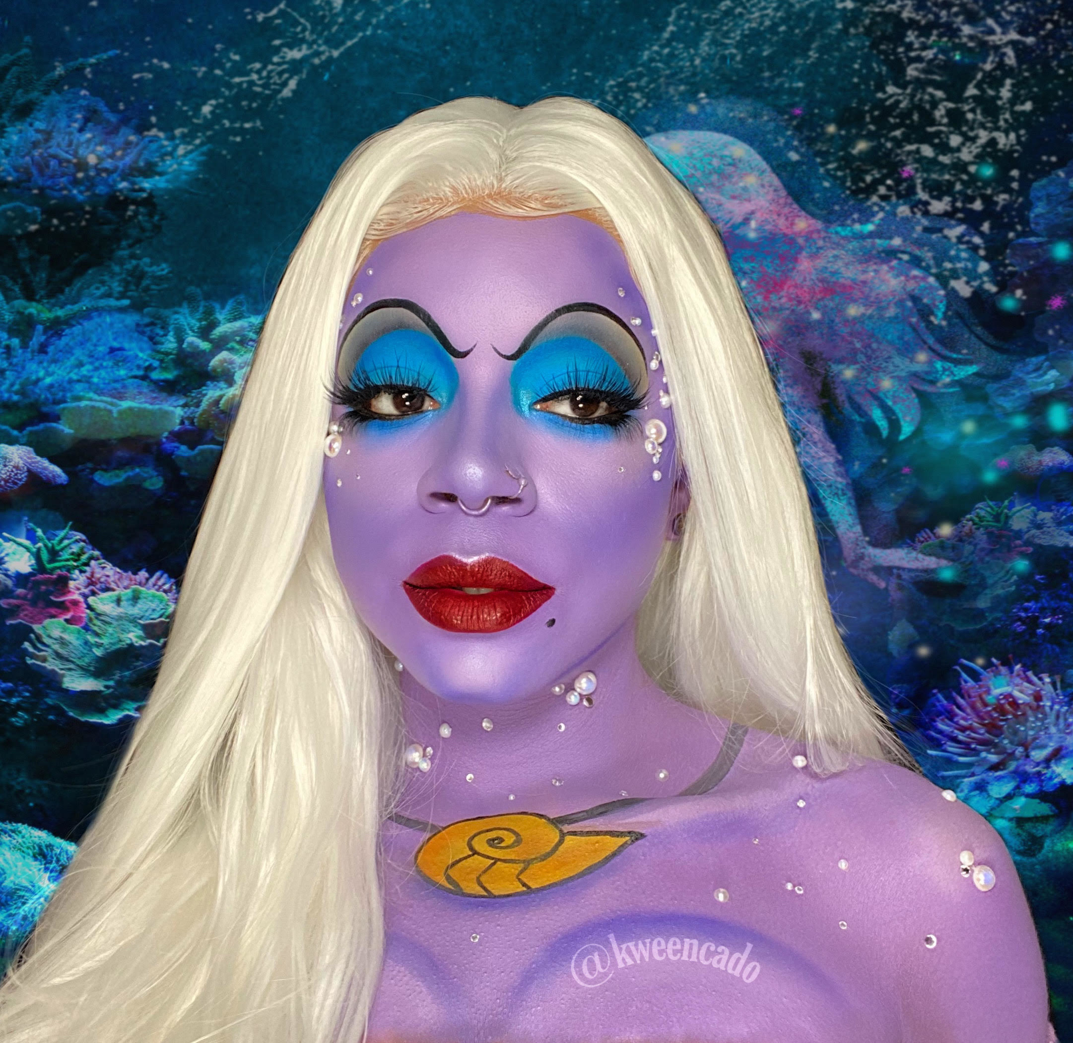 little mermaid ursula makeup