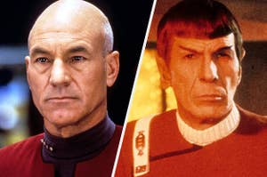 Captain Picard and Spock