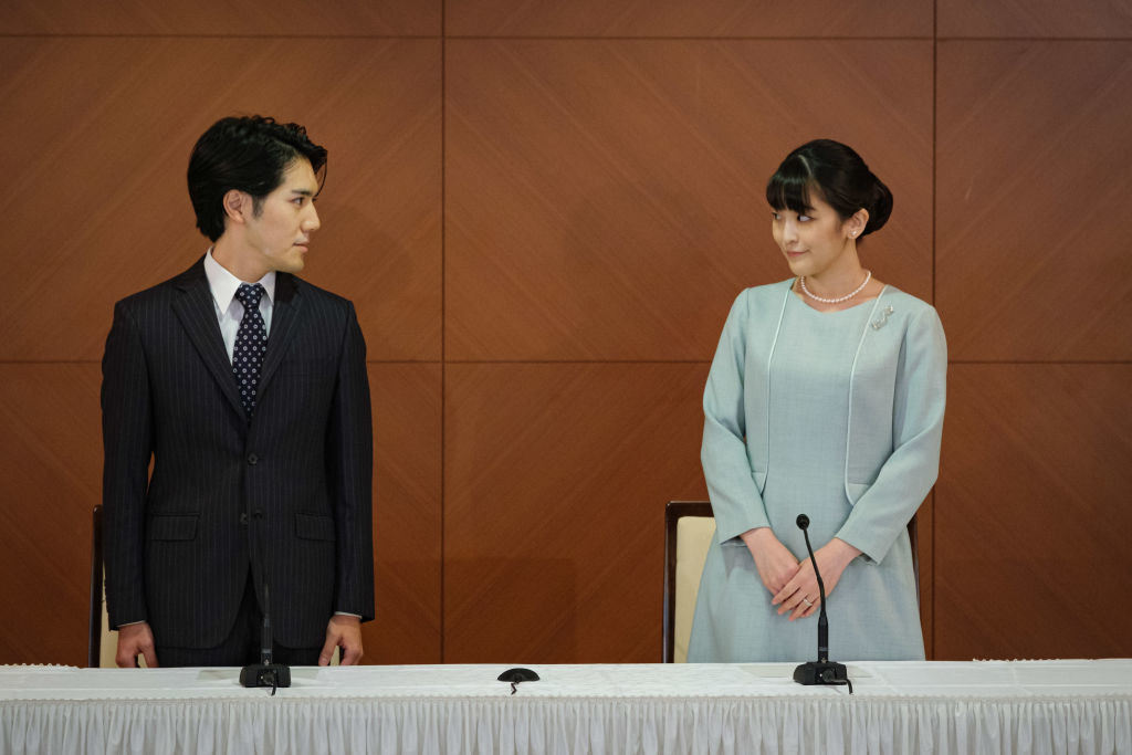 Mako and Kei at their press conference