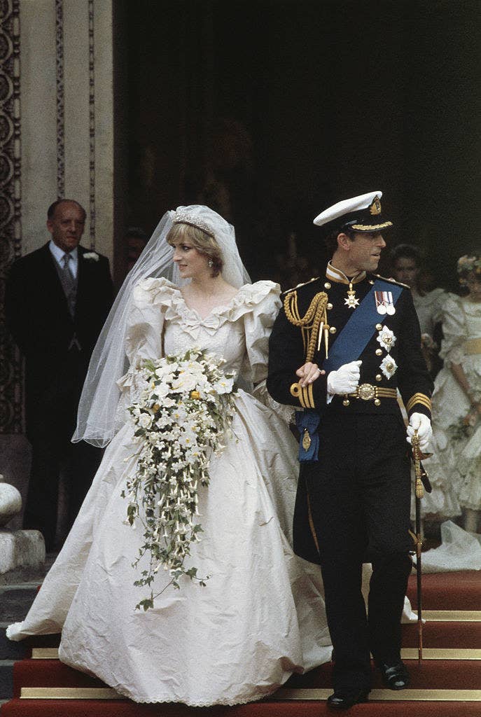 Prince Charles (R) and Lady Diana Spencer at St Paul&#x27;s Cathedral