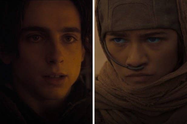 Paul and Chani in "Dune."