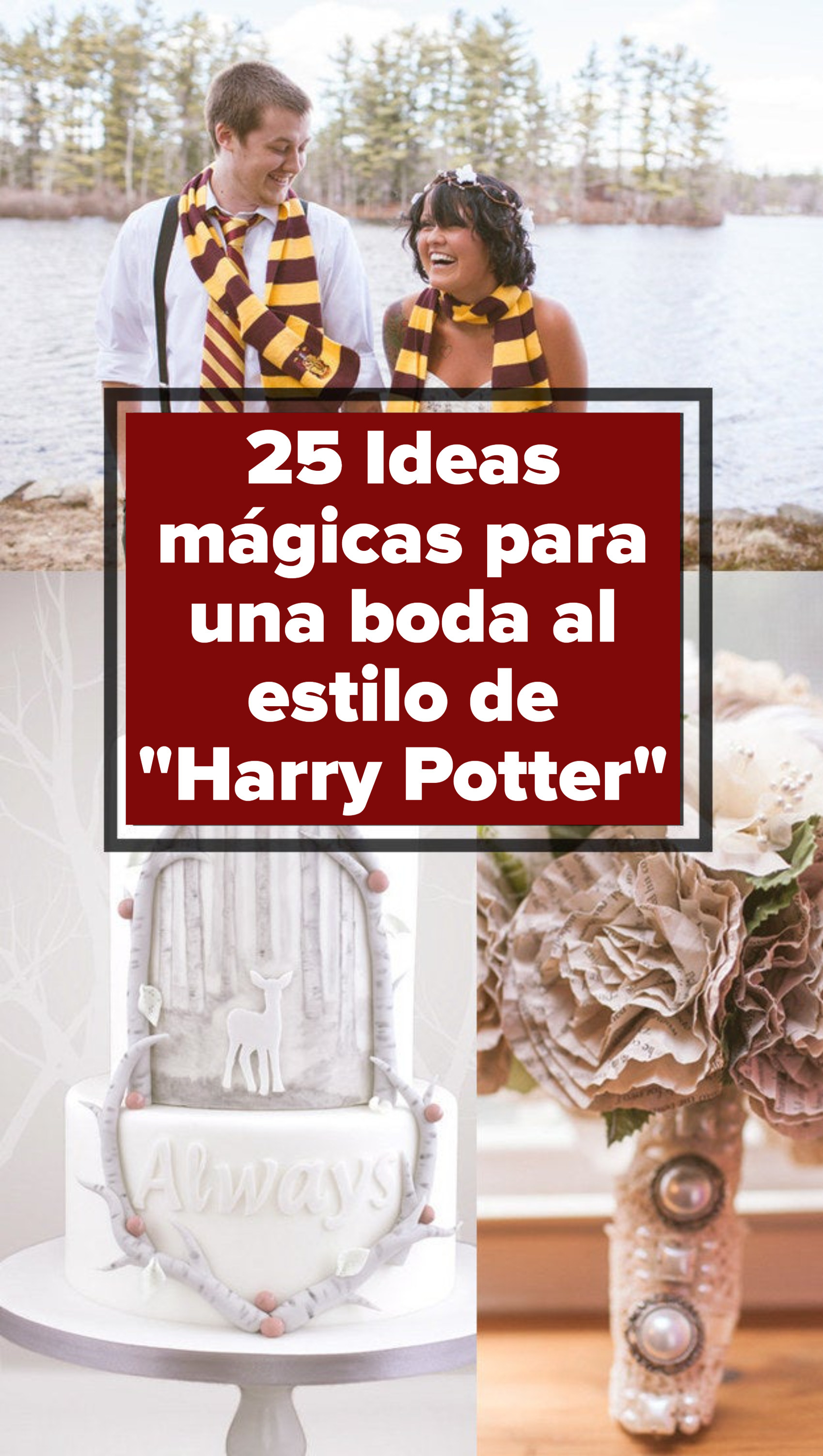 Matrimonio a tema Harry Potter elegante: basta la magia!