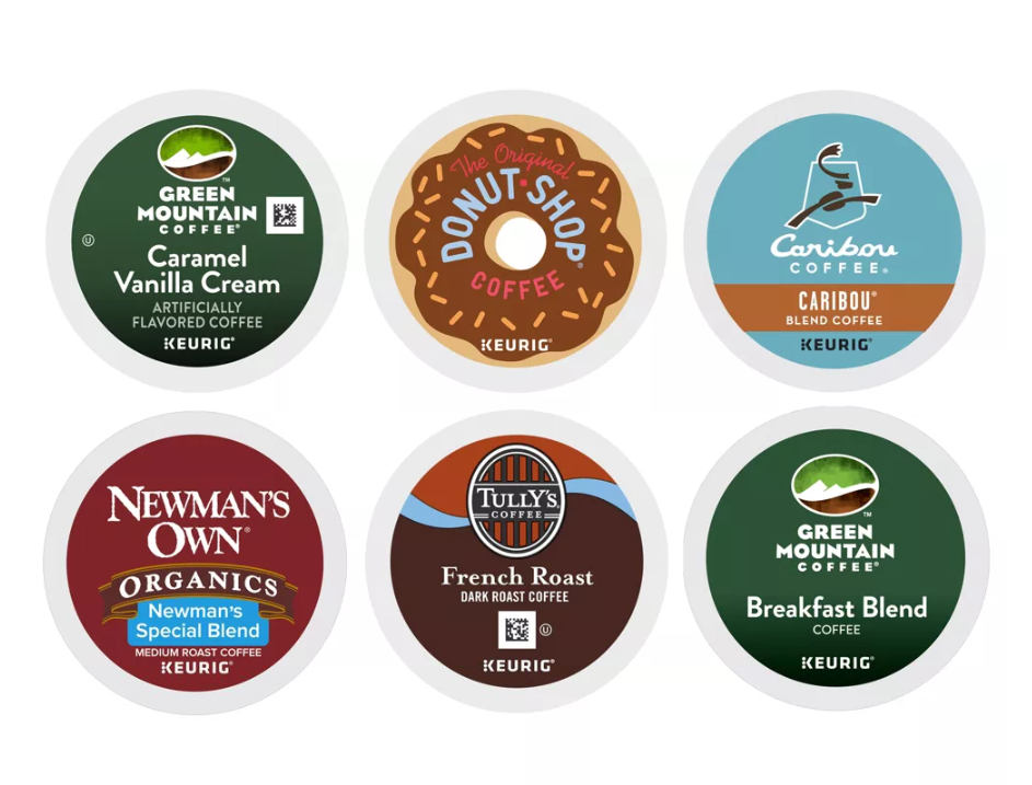 one of each included k-cup
