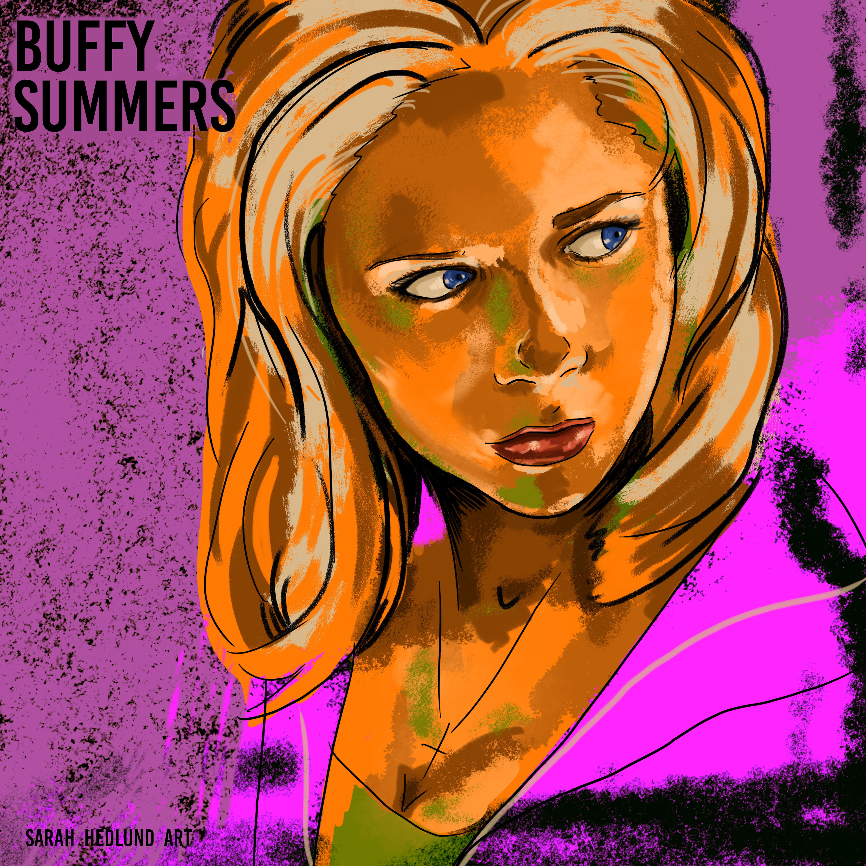 Day 12: Buffy Summers (Sarah Michelle Gellar) Buffy The Vampire Slayer - 1997-2003