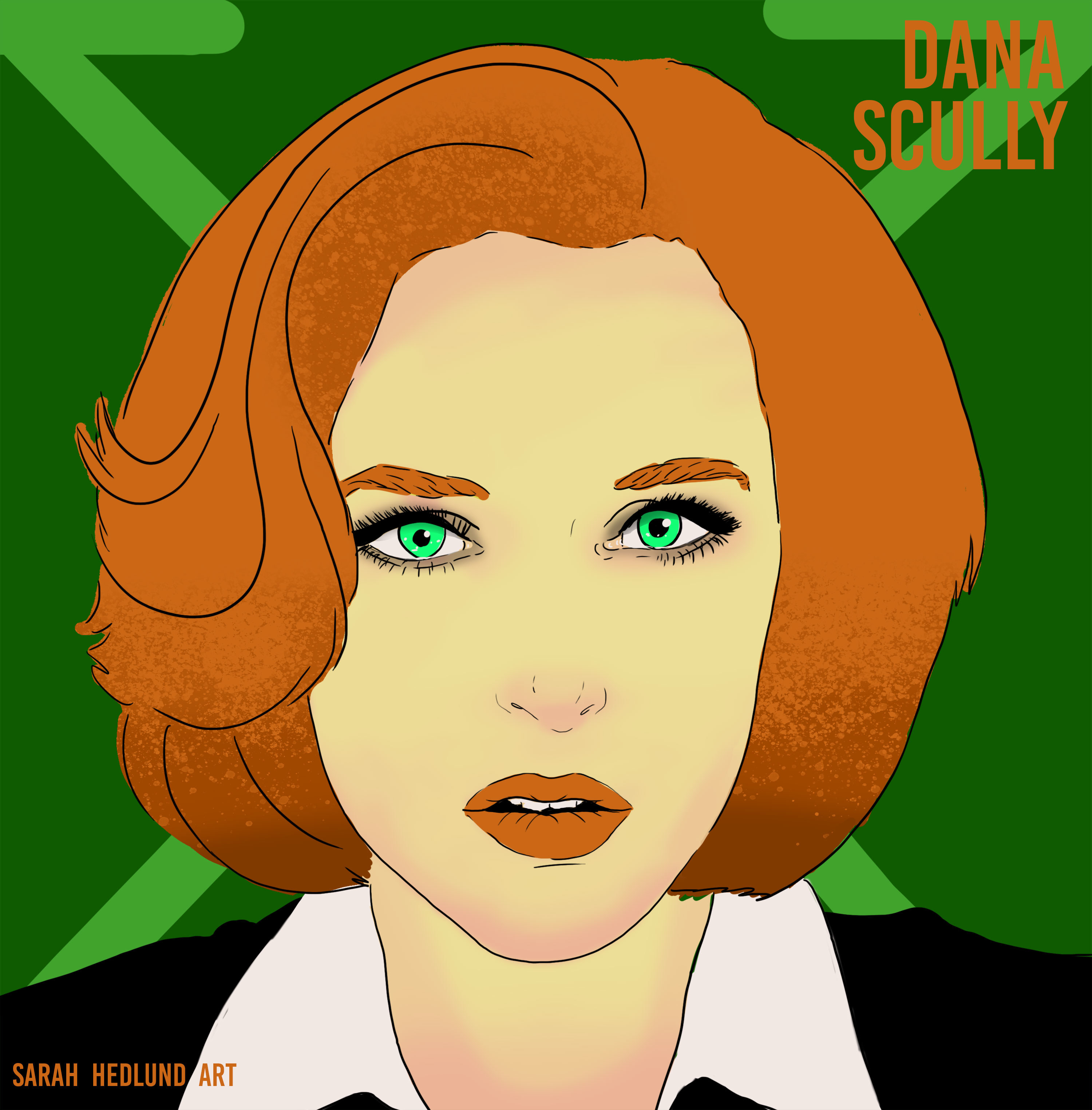 Day 19: Dana Scully (Gillian Anderson) X-Files 1993-2016