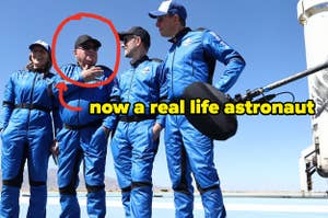 威廉夏特纳现在是一个现实生活的宇航员