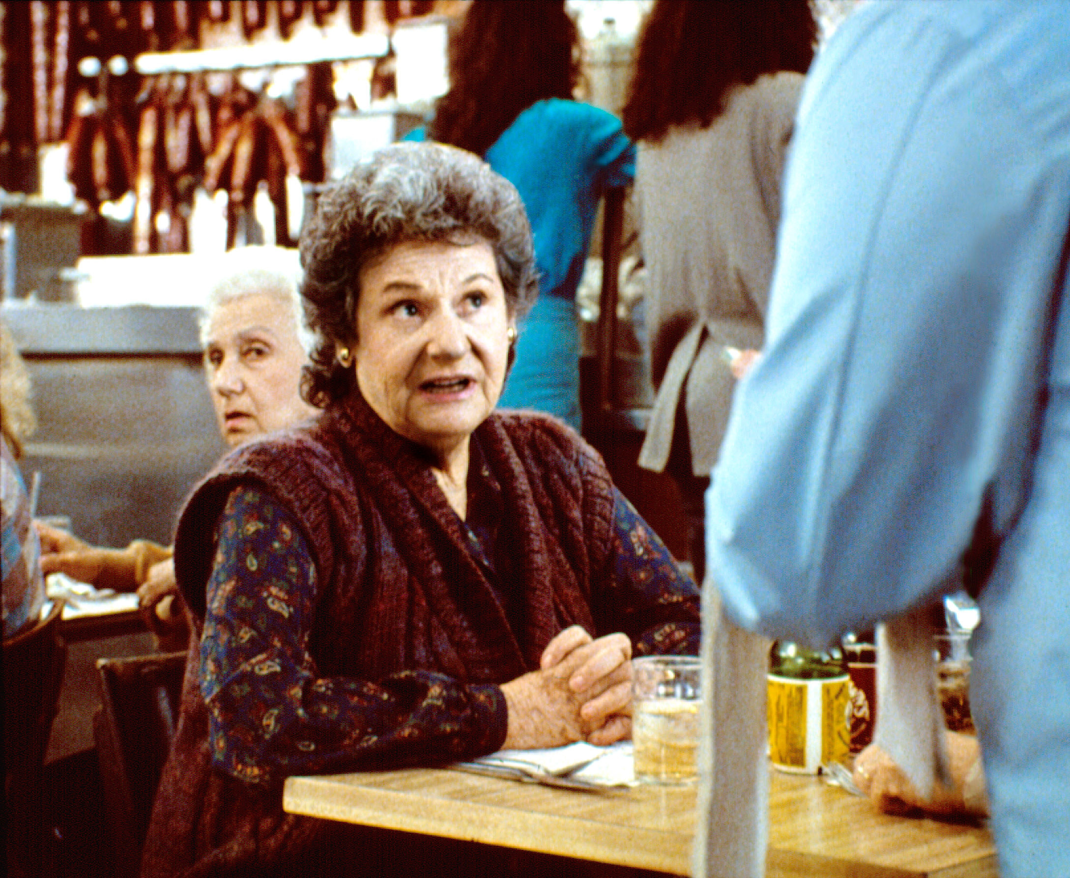 Estelle Reiner in the diner