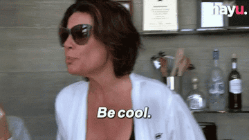 LuAnn from Real Housewives says &quot;be cool&quot;