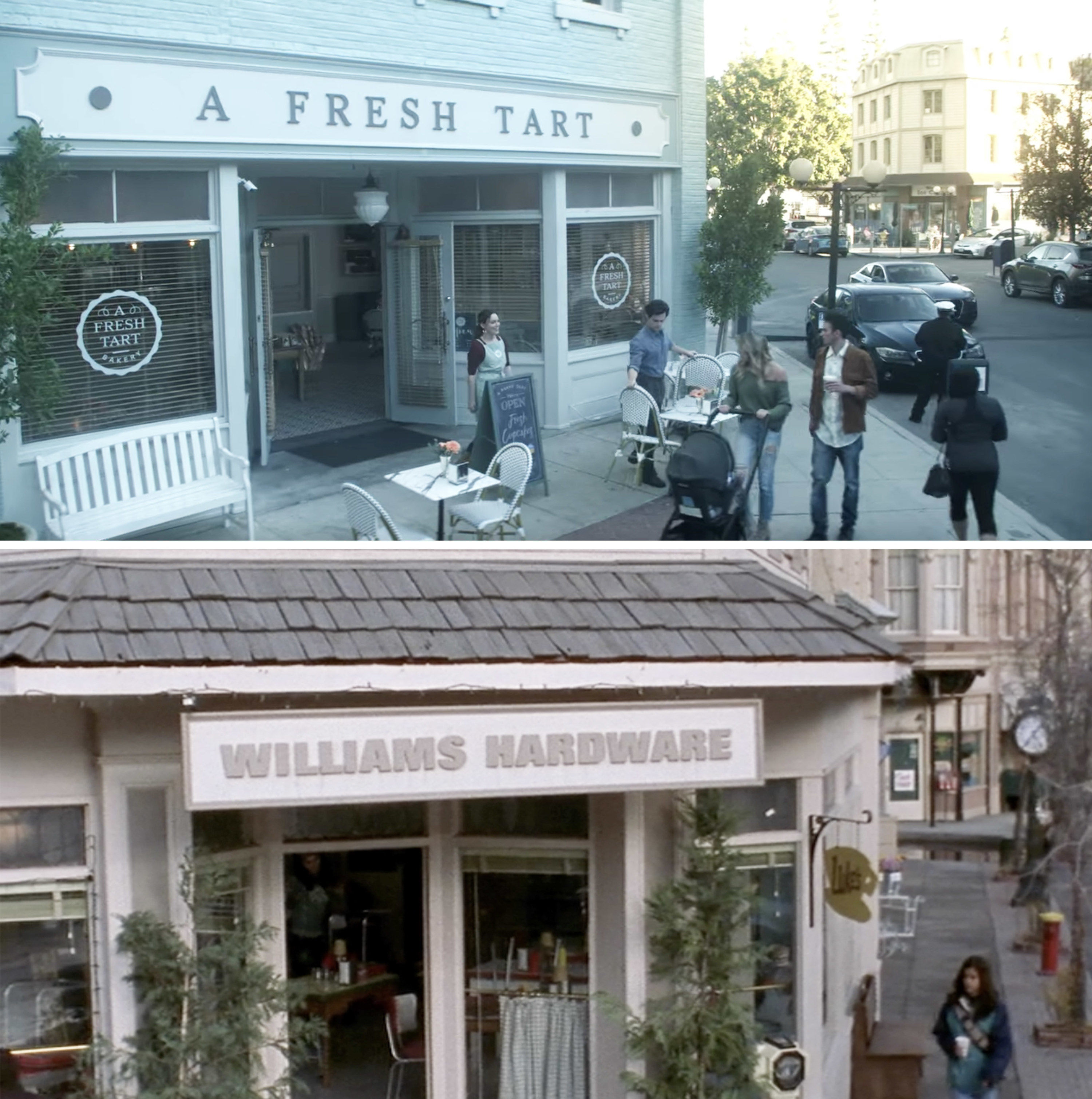 A Fresh Tart storefront vs Luke&#x27;s Diner