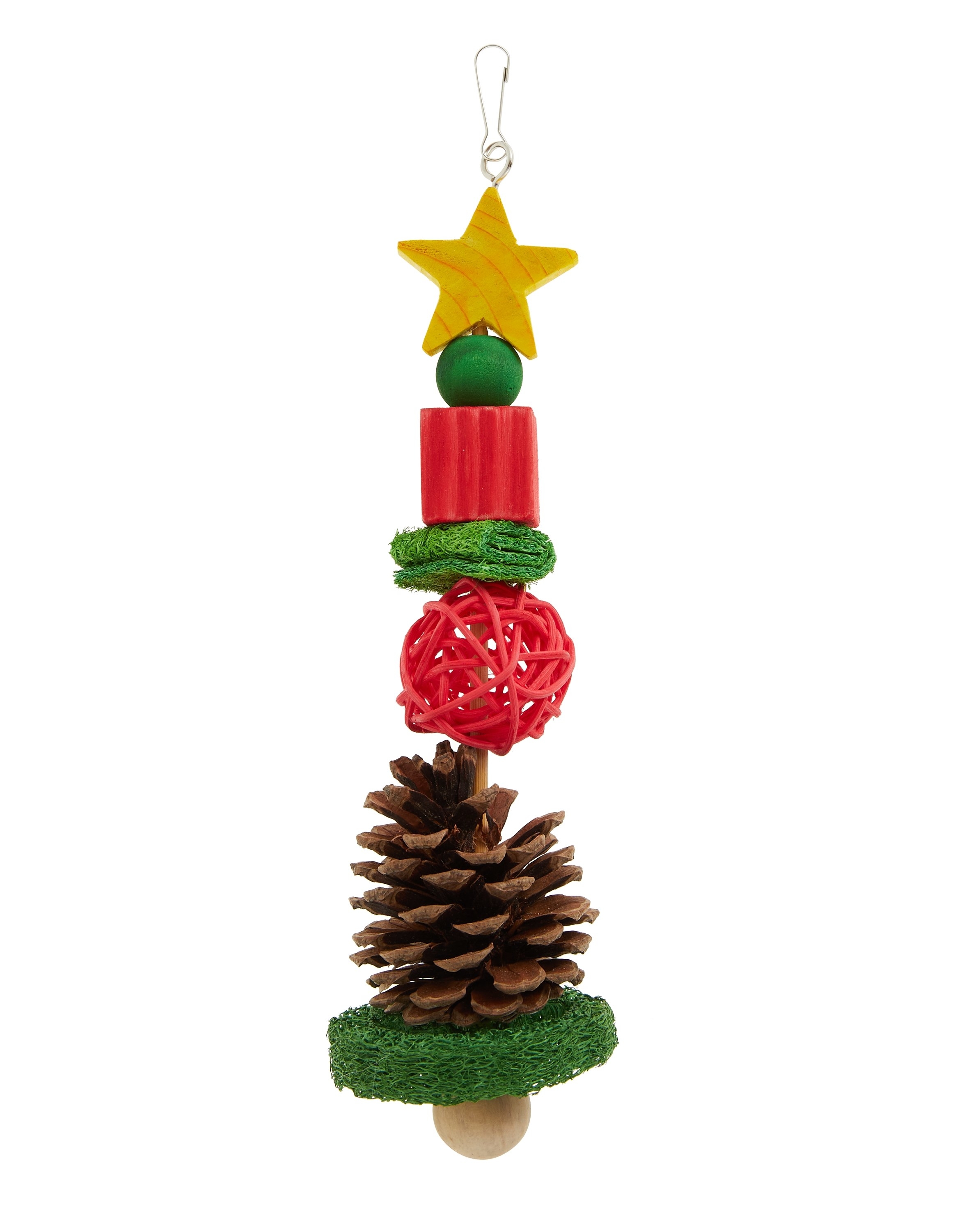 Christmas tree kebab toy for small pet