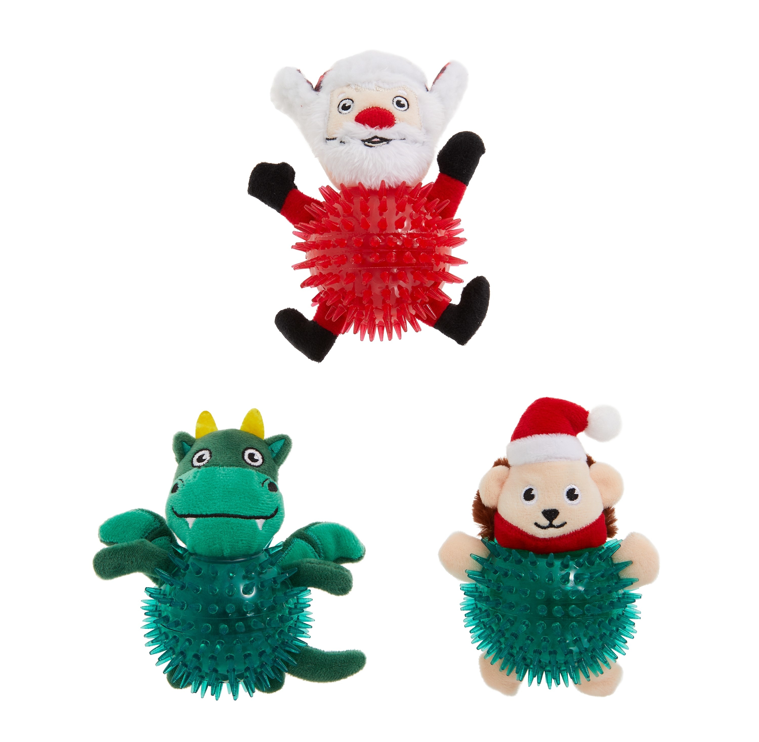 Three-pack of festive toys
