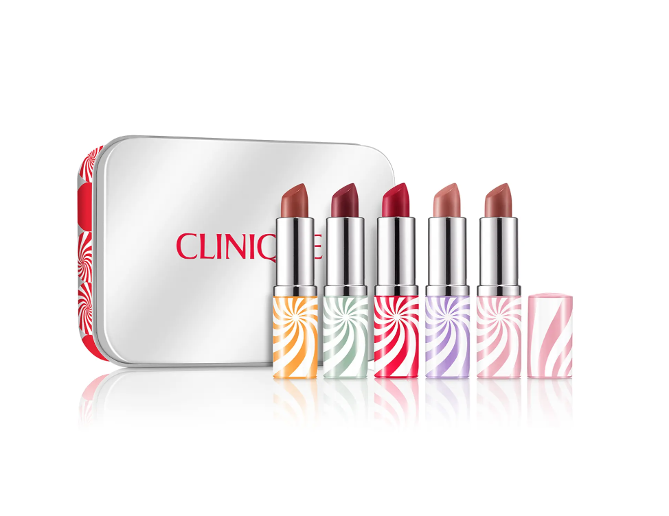 Set of five Clinique lipsticks