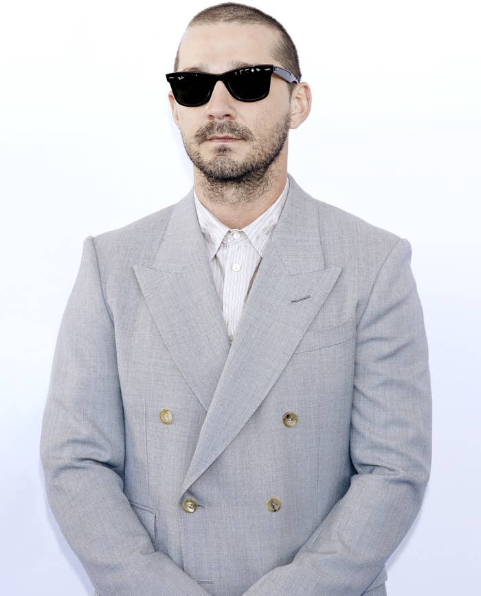 Shia attends an event