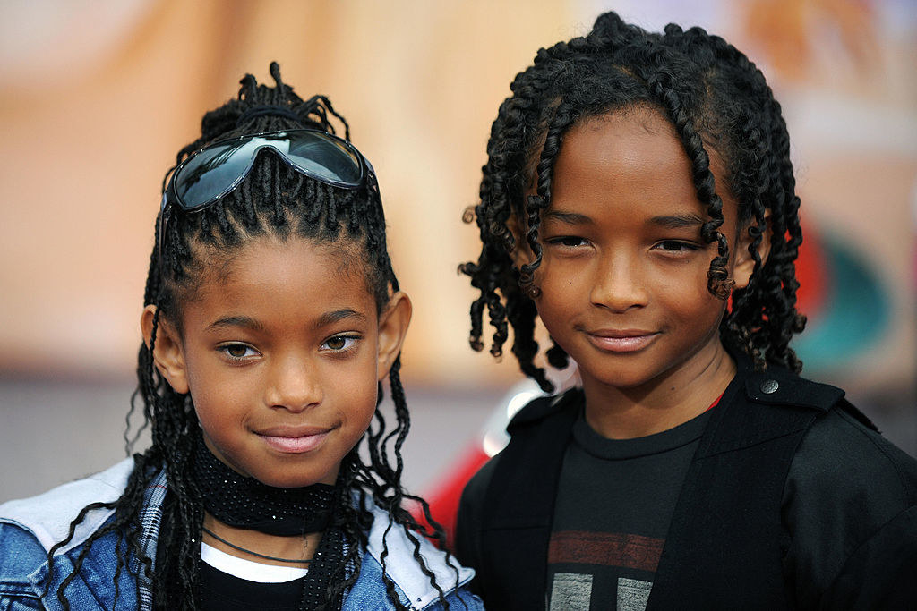 Jaden and Willow as kids